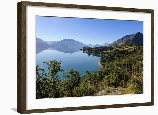 Turquoise Water of Lake Wakatipu, around Queenstown, Otago, South Island, New Zealand, Pacific-Michael Runkel-Framed Photographic Print