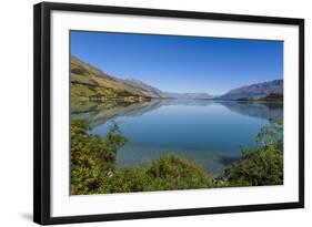 Turquoise Water of Lake Wakatipu, around Queenstown, Otago, South Island, New Zealand, Pacific-Michael Runkel-Framed Photographic Print