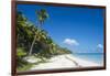 Turquoise waters and white sand beach, Ouvea, Loyalty Islands, New Caledonia, Pacific-Michael Runkel-Framed Photographic Print