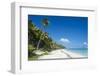 Turquoise waters and white sand beach, Ouvea, Loyalty Islands, New Caledonia, Pacific-Michael Runkel-Framed Photographic Print