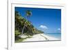 Turquoise waters and white sand beach, Ouvea, Loyalty Islands, New Caledonia, Pacific-Michael Runkel-Framed Photographic Print