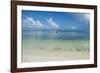 Turquoise waters and white sand beach, Ouvea, Loyalty Islands, New Caledonia, Pacific-Michael Runkel-Framed Photographic Print