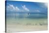 Turquoise waters and white sand beach, Ouvea, Loyalty Islands, New Caledonia, Pacific-Michael Runkel-Stretched Canvas