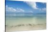 Turquoise waters and white sand beach, Ouvea, Loyalty Islands, New Caledonia, Pacific-Michael Runkel-Stretched Canvas