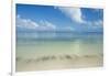 Turquoise waters and white sand beach, Ouvea, Loyalty Islands, New Caledonia, Pacific-Michael Runkel-Framed Photographic Print