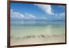 Turquoise waters and white sand beach, Ouvea, Loyalty Islands, New Caledonia, Pacific-Michael Runkel-Framed Photographic Print