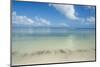 Turquoise waters and white sand beach, Ouvea, Loyalty Islands, New Caledonia, Pacific-Michael Runkel-Mounted Photographic Print