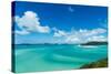 Turquoise waters around Whitsunday Island in Queensland, Australia, Pacific-Logan Brown-Stretched Canvas