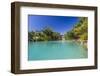 Turquoise waters in the blue lagoon, Efate, Vanuatu, Pacific-Michael Runkel-Framed Photographic Print