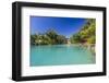 Turquoise waters in the blue lagoon, Efate, Vanuatu, Pacific-Michael Runkel-Framed Photographic Print