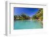 Turquoise waters in the blue lagoon, Efate, Vanuatu, Pacific-Michael Runkel-Framed Photographic Print