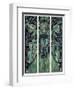 Turquoise Window Jewels-Mindy Sommers-Framed Giclee Print