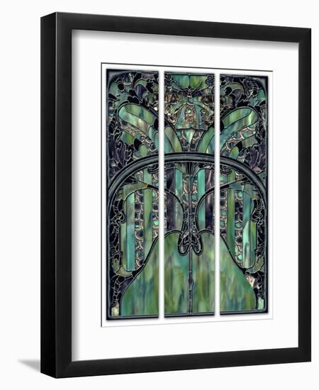 Turquoise Window Jewels-Mindy Sommers-Framed Premium Giclee Print