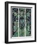 Turquoise Window Jewels-Mindy Sommers-Framed Premium Giclee Print