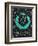 Turquoise Wolf-Cat Coquillette-Framed Art Print