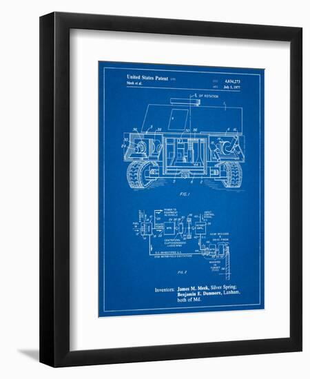 Turret Drive System Patent-Cole Borders-Framed Art Print