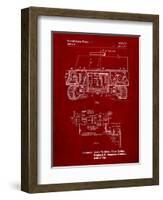 Turret Drive System Patent-Cole Borders-Framed Art Print