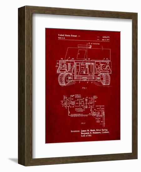 Turret Drive System Patent-Cole Borders-Framed Art Print