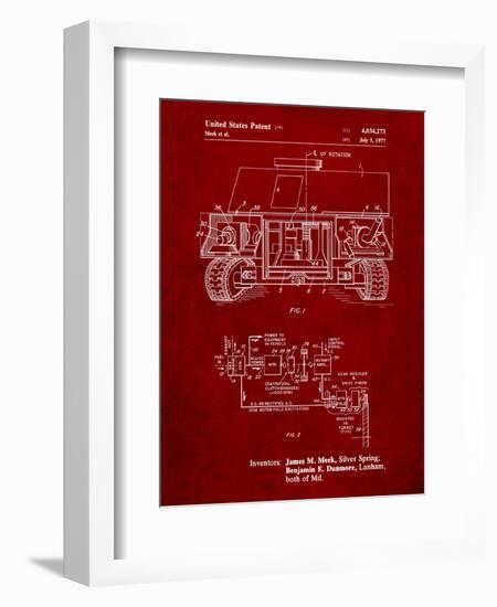 Turret Drive System Patent-Cole Borders-Framed Art Print