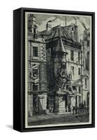 Turret, Rue De La Tixeranderie, 1915-CH Meryon-Framed Stretched Canvas