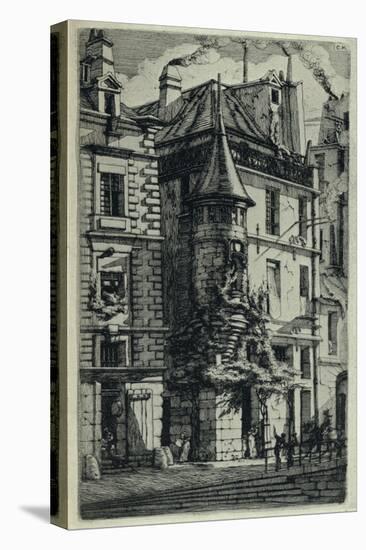 Turret, Rue De La Tixeranderie, 1915-CH Meryon-Stretched Canvas