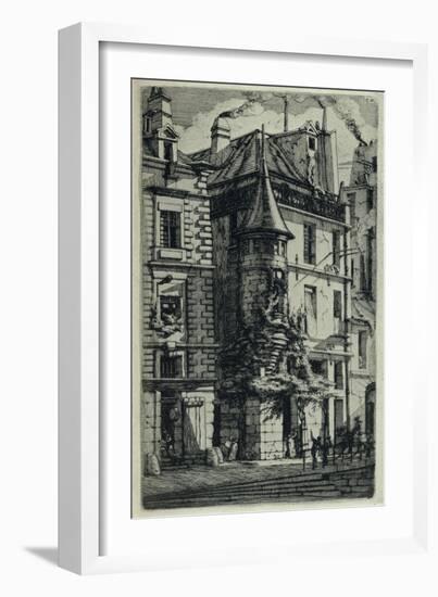 Turret, Rue De La Tixeranderie, 1915-CH Meryon-Framed Giclee Print