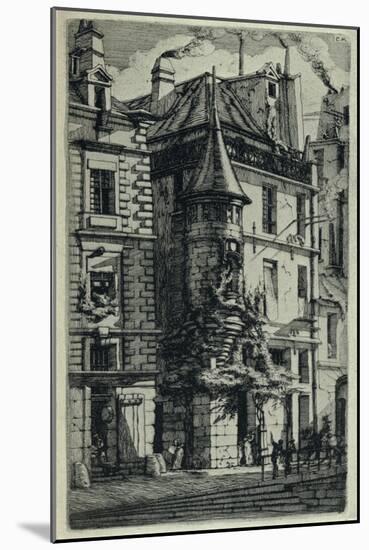 Turret, Rue De La Tixeranderie, 1915-CH Meryon-Mounted Giclee Print