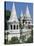 Turrets of Fishermen's Bastion (Halaszbastya), Buda, Budapest, Hungary, Europe-Stuart Black-Stretched Canvas