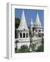 Turrets of Fishermen's Bastion (Halaszbastya), Buda, Budapest, Hungary, Europe-Stuart Black-Framed Photographic Print