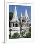 Turrets of Fishermen's Bastion (Halaszbastya), Buda, Budapest, Hungary, Europe-Stuart Black-Framed Photographic Print