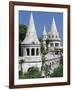 Turrets of Fishermen's Bastion (Halaszbastya), Buda, Budapest, Hungary, Europe-Stuart Black-Framed Photographic Print