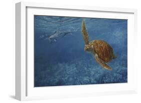 Turtle 1-Michael Jackson-Framed Giclee Print