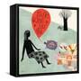 Turtle Advice-Richard Faust-Framed Stretched Canvas