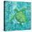 Turtle Batik Sq-Paul Brent-Stretched Canvas
