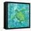 Turtle Batik Sq-Paul Brent-Framed Stretched Canvas