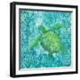 Turtle Batik Sq-Paul Brent-Framed Art Print