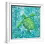 Turtle Batik Sq-Paul Brent-Framed Art Print