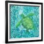 Turtle Batik Sq-Paul Brent-Framed Art Print