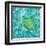 Turtle Batik Sq-Paul Brent-Framed Art Print