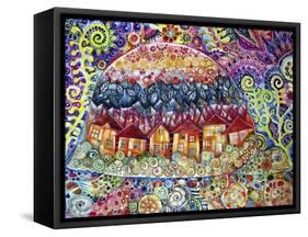 Turtle City-Oxana Zaika-Framed Stretched Canvas