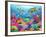 Turtle Coral Reef-Adrian Chesterman-Framed Art Print