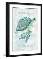 Turtle Family I-Janet Tava-Framed Art Print