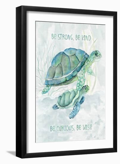 Turtle Family I-Janet Tava-Framed Art Print