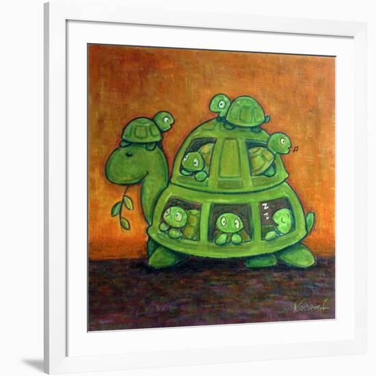 Turtle Family-Kourosh-Framed Photographic Print