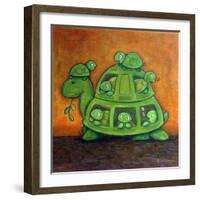 Turtle Family-Kourosh-Framed Premium Photographic Print