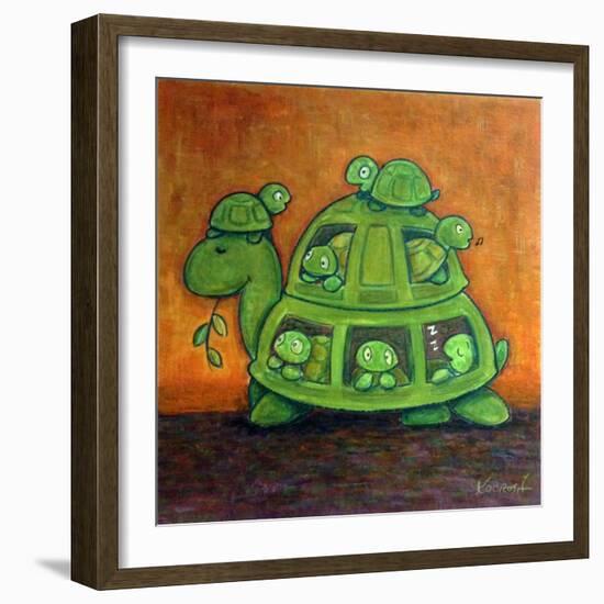 Turtle Family-Kourosh-Framed Premium Photographic Print