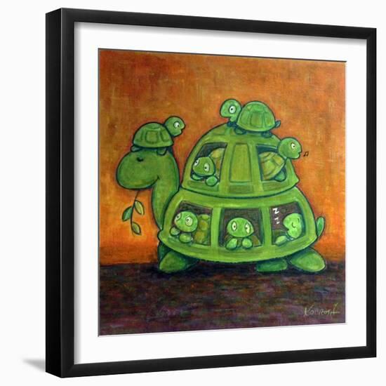 Turtle Family-Kourosh-Framed Premium Photographic Print