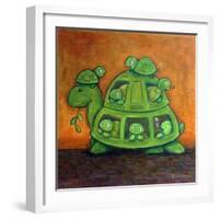 Turtle Family-Kourosh-Framed Premium Photographic Print