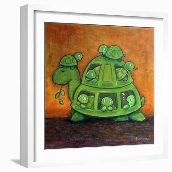 Turtle Family-Kourosh-Framed Premium Photographic Print