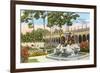 Turtle Fountain, Ringling Museum, Sarasota, Florida-null-Framed Premium Giclee Print